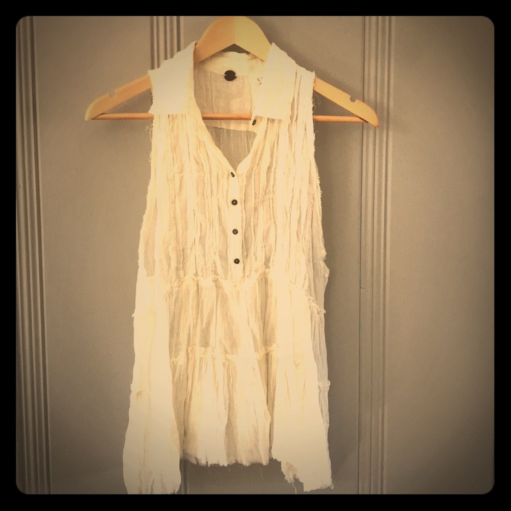Free People sleeveless blouse